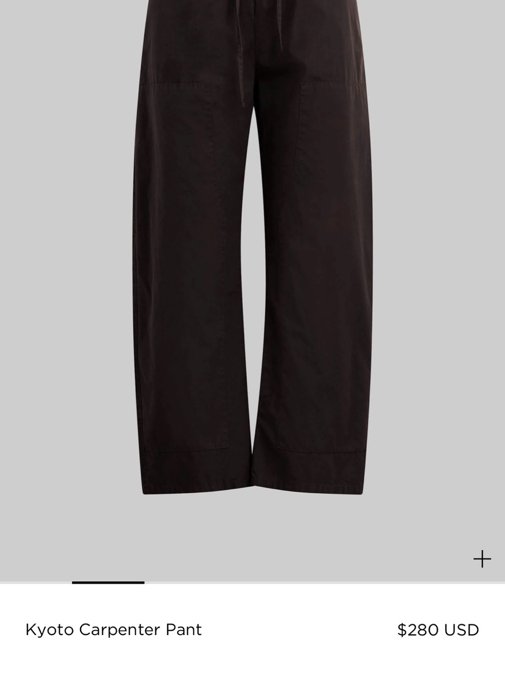 LESET Kyoto Carpenter Pant - Dark Brown